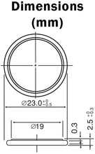 Load image into Gallery viewer, BR2325 Button Cell 3V Battery, 165 mAh, Lithium Polymer
