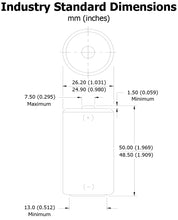 Load image into Gallery viewer, Rechargeable C Cell Battery, NiMH (Nickel-Metal Hydride)
