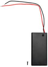 Load image into Gallery viewer, 3 Pack 9V Battery Holder with Cover, ON/OFF Switch, Red &amp; Black Wire Leads
