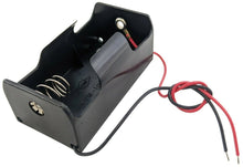 Load image into Gallery viewer, 10 Pack Single &#39;D&#39; Cell Battery Holder with Wire Leads, Plastic Case (2.71&quot; x 1.45&quot; x 1.22&quot;)
