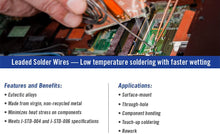 Load image into Gallery viewer, MG Chemicals 60/40 Rosin Core Leaded Solder, 0.062&quot; Diameter (16 Gauge), 1/2 lbs Spool (4898-227G)
