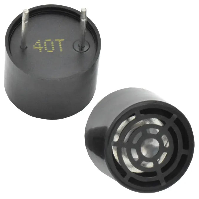 Ultrasonic Sensors with 20 Foot Range (1 Transmitter and 1 Receiver), 40Hz Frequency, 2000pf Capacitance (16mm x 12mm)