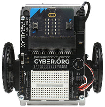 Load image into Gallery viewer, Parallax cyber:bot Robot Kit with micro:bit, No Soldering Required (32700)
