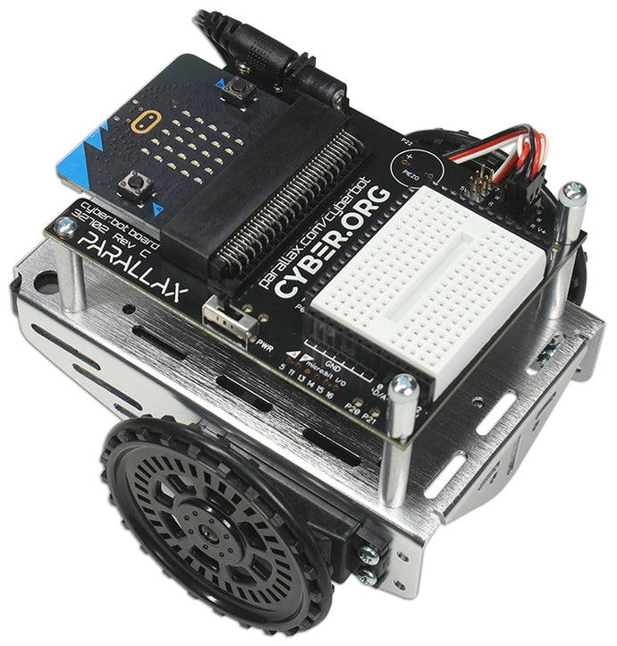 Parallax cyber:bot Robot Kit with micro:bit, No Soldering Required (32700)