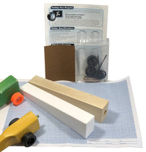 Load image into Gallery viewer, Basswood Dragster Kit (Co2) - Includes Instructions and Parts to Design, Build, and Race
