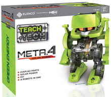 Load image into Gallery viewer, Elenco Meta.4 Transforming Robot Kit, STEM Solar Toy for Kids 8+
