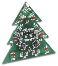 Load image into Gallery viewer, Whadda SMD X-Mas Tree - Surface Mount Soldering Practice and Electrical Engineering D.I.Y. Kit (WSSA142)
