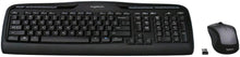 Load image into Gallery viewer, Wireless Keyboard and Mouse Combo - Black/Silver (MK335)
