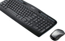 Load image into Gallery viewer, Wireless Keyboard and Mouse Combo - Black/Silver (MK335)
