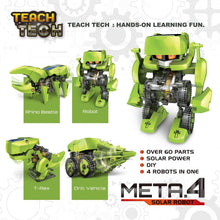 Load image into Gallery viewer, Elenco Meta.4 Transforming Robot Kit, STEM Solar Toy for Kids 8+
