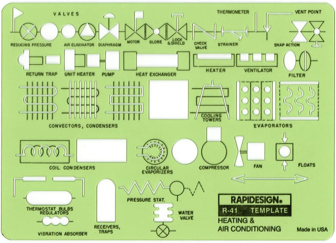 Rapidesign Heating and Air Conditioning Template (R41)