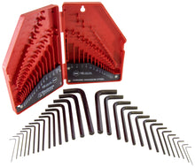 Load image into Gallery viewer, 30 Piece Hex Wrench Set, Popular Inches and Metric Sizes with Red Storage Case
