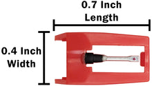 Load image into Gallery viewer, Replacement Stylus Needle for Crosley NP1 / NP6 and ION iCT05RS / iCT06RS Record Player Turntables
