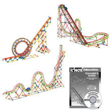Load image into Gallery viewer, K&#39;NEX Roller Coaster Physics - 2,058 Parts, Creates 11 Models including Roller Coasters, Inclined Planes, and Loop Systems (78880)
