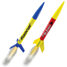 Load image into Gallery viewer, Estes Rascal &amp; HiJinks Launch Set - Includes 2 Pre-assembled Model Rockets (1499)
