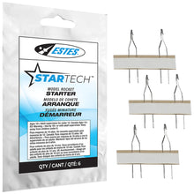 Load image into Gallery viewer, Estes StarTech Starter Pack - Includes 6 Model Rocket Starters (Part # 2303 - Formerly 2302 / 2301)
