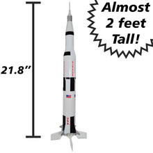 Load image into Gallery viewer, Estes Saturn V Pre-Assembled Model Rocket, 1:200 Scale (002160)
