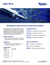 Load image into Gallery viewer, MG Chemicals 60/40 Rosin Core Leaded Solder, 0.025&quot; Diameter (23 Gauge), 1/2 lbs Spool (4894-227G)
