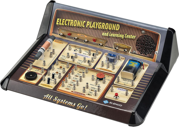 Elenco Electronic Playground 60-in-One Experiments, No Soldering Required (Ages 10+)