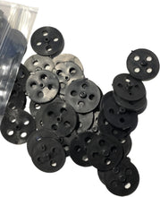 Load image into Gallery viewer, 100 Pack Black 35mm Front Wheels for Shell Style Co2 Dragsters
