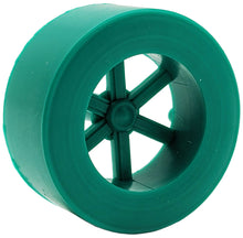 Load image into Gallery viewer, 100 Pack Green 40mm Rear Wheels with Spokes for Co2 Dragsters
