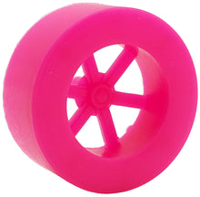 Load image into Gallery viewer, 100 Pack Pink 40mm Rear Wheels with Spokes for Co2 Dragsters
