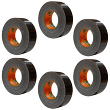 Load image into Gallery viewer, Gorilla 6 Pack 30 Yard Rolls Black Gorilla Tape, 1.88&quot; Wide
