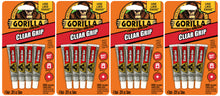 Load image into Gallery viewer, Gorilla 16 Pack 0.2 Ounce Tubes Clear Grip Waterproof Contact Adhesive Minis, Clear
