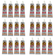 Load image into Gallery viewer, Gorilla 24 Pack 0.2 Ounce Tubes Clear Grip Waterproof Contact Adhesive Minis, Clear
