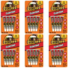 Load image into Gallery viewer, Gorilla 24 Pack 0.2 Ounce Tubes Clear Grip Waterproof Contact Adhesive Minis, Clear
