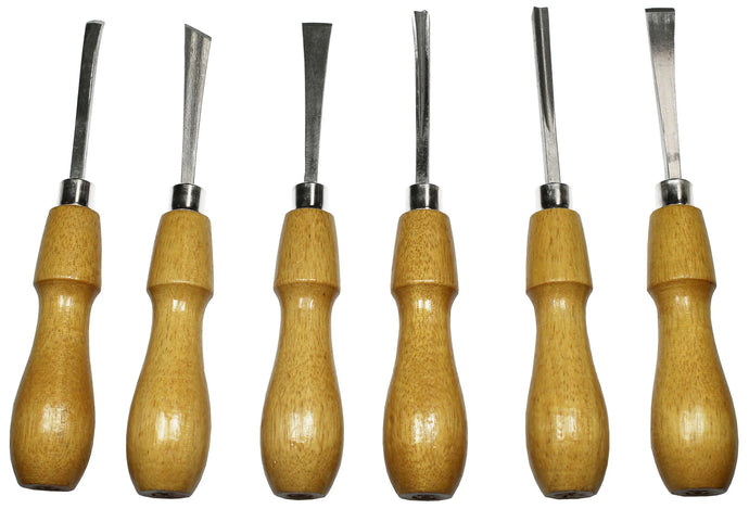 ProEdge Deluxe Woodcarving Tool Set - Includes 3 Chisels and 3 Gouges (35009)