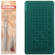 Load image into Gallery viewer, ProEdge Cutting Mat Kit with Precision Knife, 5 Spare Blades, and 5.5&quot; x 9&quot; Cutting Mat (36611)
