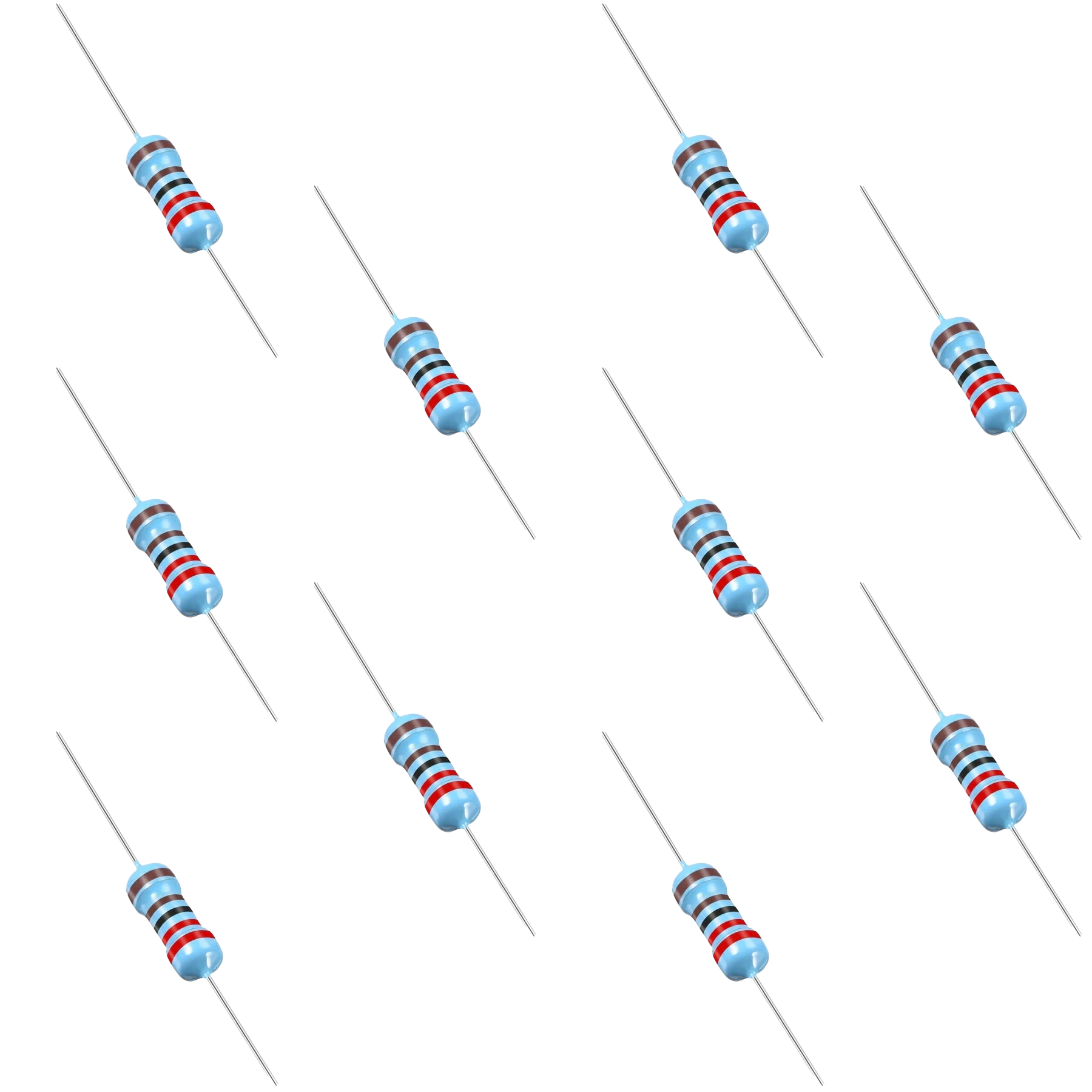 10 Pack Carbon Film Resistors 5% 1/2 W 22K Ohms – SciencePurchase