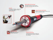 Load image into Gallery viewer, Weller 30W Soldering Iron with 0.8mm Conical Tip, LED Illuminated (WLIR3012A)
