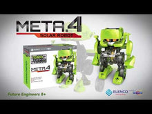 Load and play video in Gallery viewer, Elenco Meta.4 Transforming Robot Kit, STEM Solar Toy for Kids 8+
