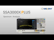 Load and play video in Gallery viewer, Siglent Spectrum Analyzer, 9 kHz to 2.1 GHz with Tracking Generator (SSA3021X)
