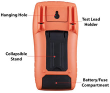 Load image into Gallery viewer, Backlit Digital Multimeter with LCD Display, Measures DCV, ACV, DCA, ACA, Inductance, Frequency, Temperature, Capacitance, Resistance
