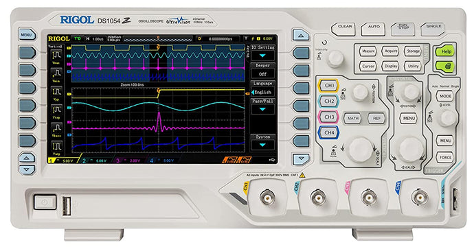 Rigol DS1054Z Oscilloscope 50 MHz Bandwidth, 4 Analog Channels