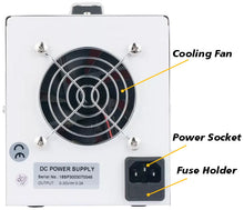 Load image into Gallery viewer, Variable 0-30V 0-5A DC Power Supply with 3-Digit LED Displays
