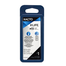 Load image into Gallery viewer, X-ACTO X-Life #11 Classic Fine Point Blades, Bulk Pack, 100 Blades per Box (X611)
