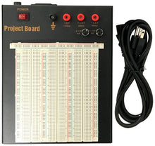 Load image into Gallery viewer, Powered Solderless Breadboard, 2390 Tie Points and 3 Regulated Power Supplies
