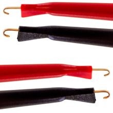 Load image into Gallery viewer, IC Hook to IC Hook Test Lead Set  - Includes 1 Red Lead and 1 Black Lead, 3 Feet, 20 Gauge
