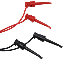 Load image into Gallery viewer, IC Hook to IC Hook Test Lead Set  - Includes 1 Red Lead and 1 Black Lead, 3 Feet, 20 Gauge
