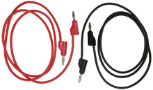 Load image into Gallery viewer, Banana to Banana Test Lead Set - Includes 1 Red and 1 Black, 36&quot; Length
