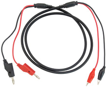 Load image into Gallery viewer, Banana Plugs to Alligator Clips Test Lead Coax Cable, Red and Black, 36&quot; Length
