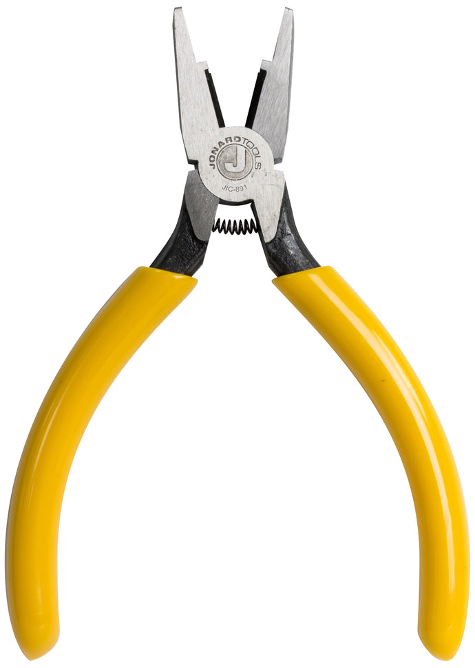 Jonard Connector Crimping Plier with Side Cutter, 5-13/16