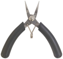 Load image into Gallery viewer, 4½&quot; Round Nose Pliers with Cushion Grip Handles and Return Spring, Stainless Steel
