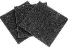 Load image into Gallery viewer, Pack of 3 Replacement Carbon Filters for Xytronic Fume Extractor Model ZD153 (5.1&quot; x 5.1&quot; x 0.4&quot;)
