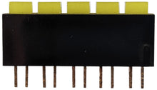 Load image into Gallery viewer, 5 Bar Yellow LED Array, 10 Pins - 33mm x 4.9mm x 14mm
