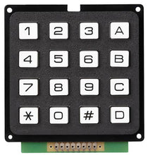 Load image into Gallery viewer, Velleman 16 Keys Numeric Keypad with 4 Letters, Matrix Output (16KEY)
